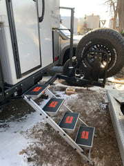Optional rear entry steps